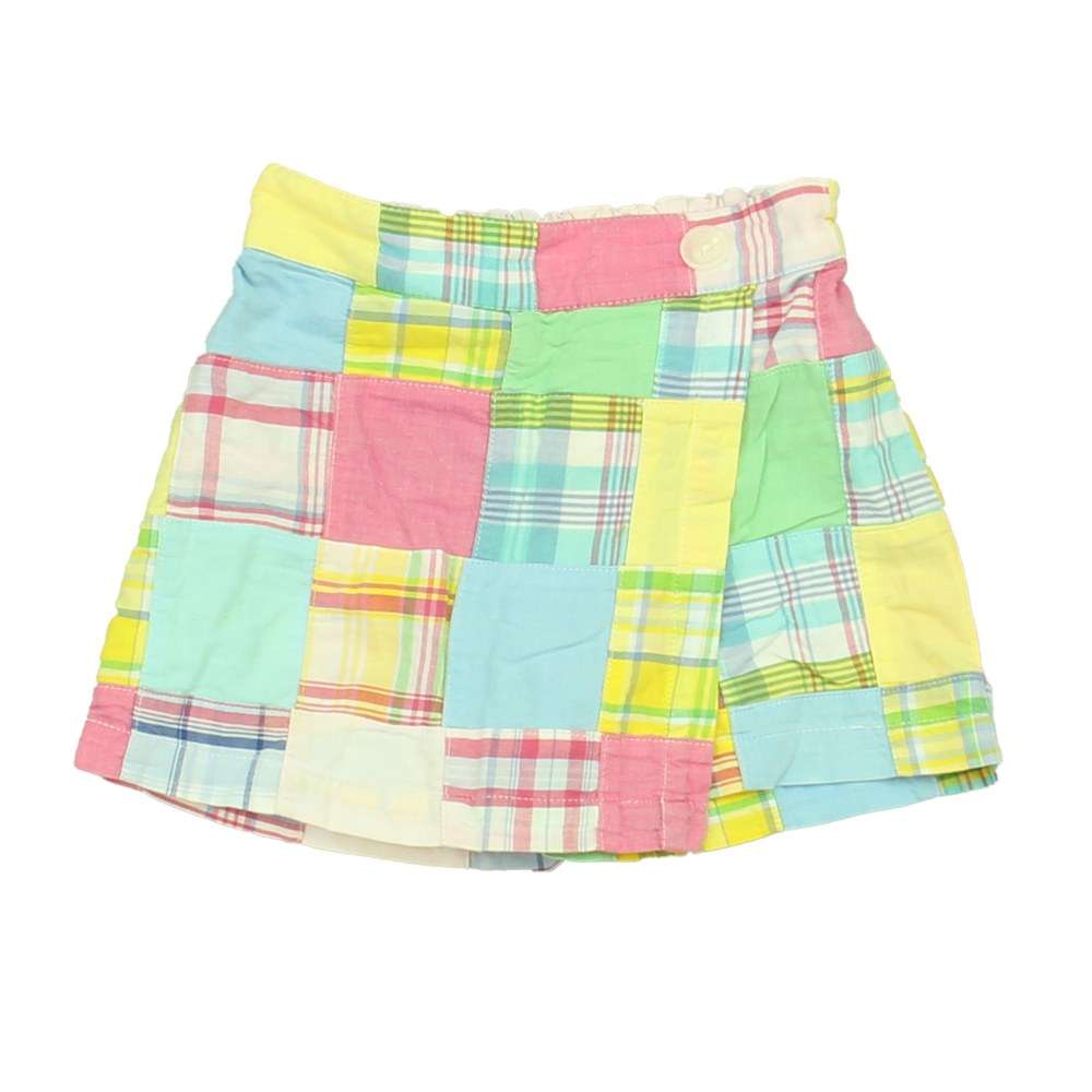 E. Land Girls Pink | Yellow Plaid Skirt size: 3T